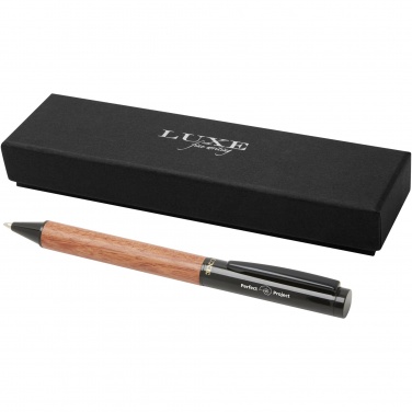 Logo trade business gift photo of: Timbre wood ballpoint pen